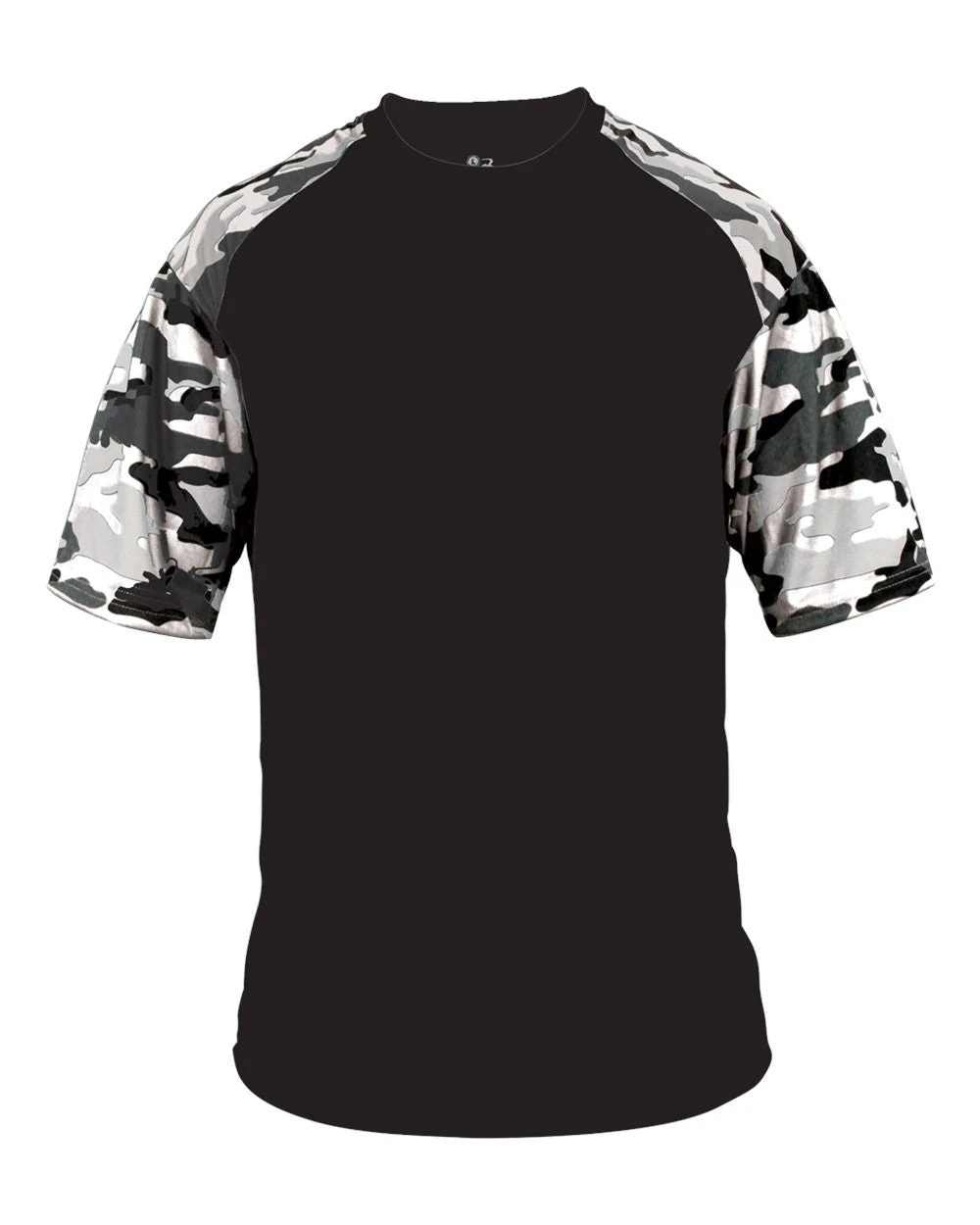 BADGER Camo Baseball Tee Adult (Various Colors) 3 BADGER Camo Baseball Tee Adult (Various Colors)