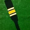 Baseball Stirrups 8" Black With White And Gold Stripes With Trim 2 Baseball Stirrups 8" Black With White And Gold Stripes With Trim -Baseball Equipment Store FullSizeRender 1 75eb8c67 d967 489f b578 0a3c667ef2fa