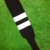 Baseball Stirrups 6" Black With Two White Thick Stripes 2 Baseball Stirrups 6" Black With Two White Thick Stripes -Baseball Equipment Store FullSizeRender 227