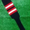 Baseball Stirrups 8" Black With Red And White Stripes 2 Baseball Stirrups 8" Black With Red And White Stripes -Baseball Equipment Store FullSizeRender 248