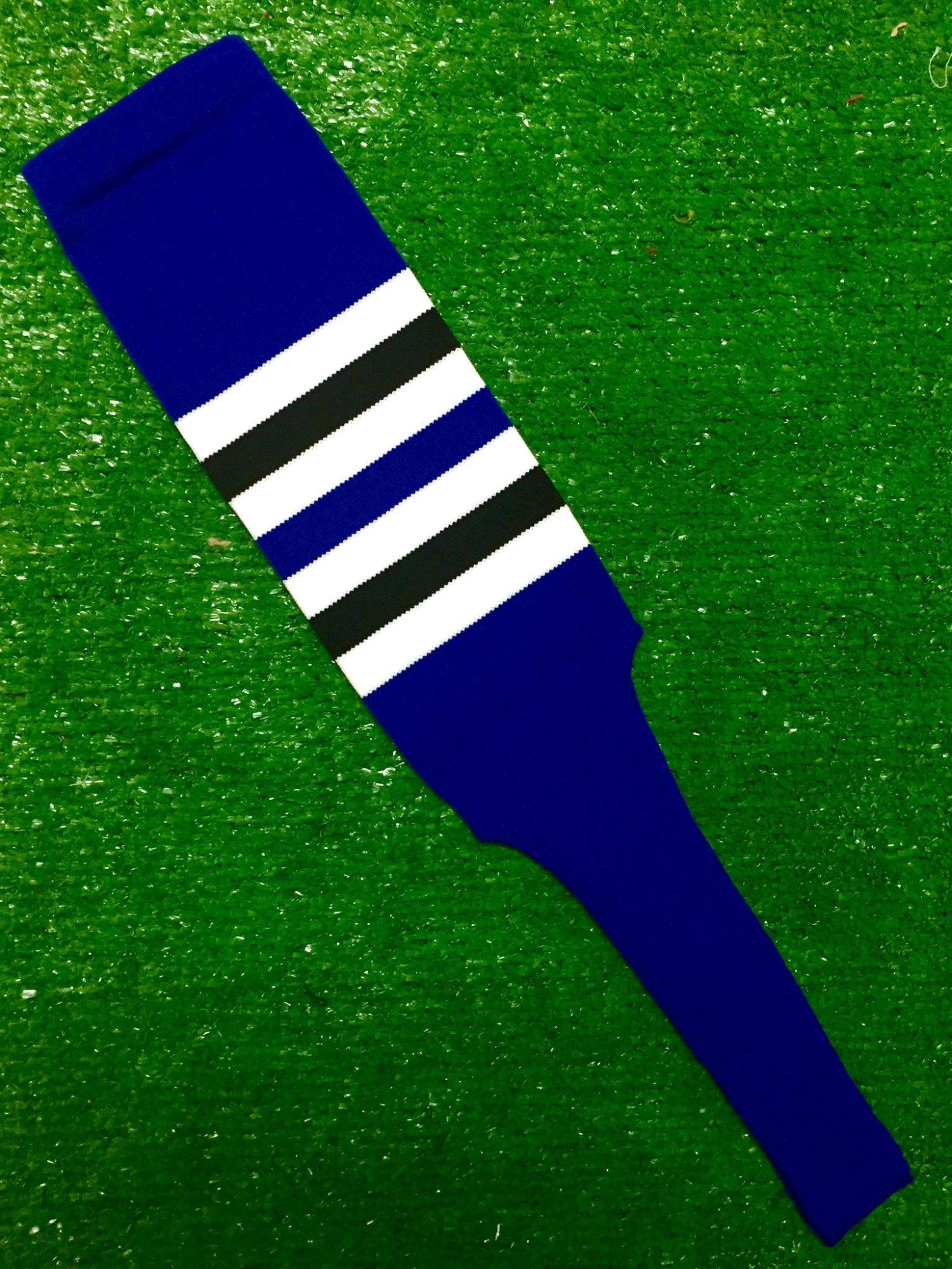 Baseball Stirrups 6" Or 8" Royal Blue With White And Black Stripes 3 Baseball Stirrups 6" Or 8" Royal Blue With White And Black Stripes