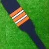 Baseball Stirrups 8" Navy Blue With Orange White And Navy Stripes 2 Baseball Stirrups 8" Navy Blue With Orange White And Navy Stripes -Baseball Equipment Store FullSizeRender 46