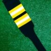 Baseball Stirrups 8" Black With Gold And White Stripes -Baseball Equipment Store FullSizeRender 99