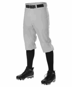 Alleson Knicker Gray Youth Adult Short Baseball 605PKNY 605PKN