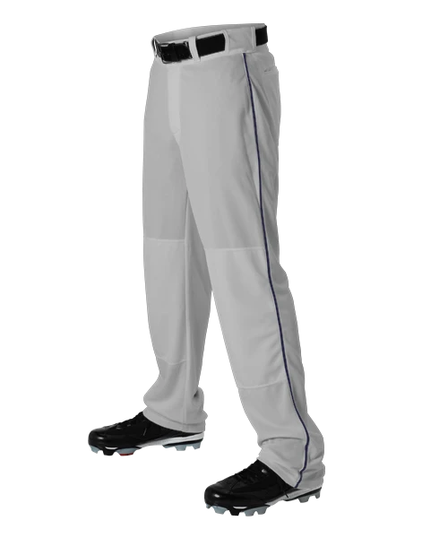 Alleson Baseball Gray Pants With Braid (Various Colors), Youth And Adult Sizes 6 Alleson Baseball Gray Pants With Braid (Various Colors), Youth And Adult Sizes - Image 4
