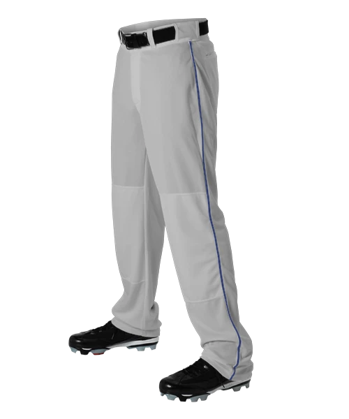 Alleson Baseball Gray Pants With Braid (Various Colors), Youth And Adult Sizes 8 Alleson Baseball Gray Pants With Braid (Various Colors), Youth And Adult Sizes - Image 6