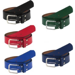TCK Baseball Leather Belts