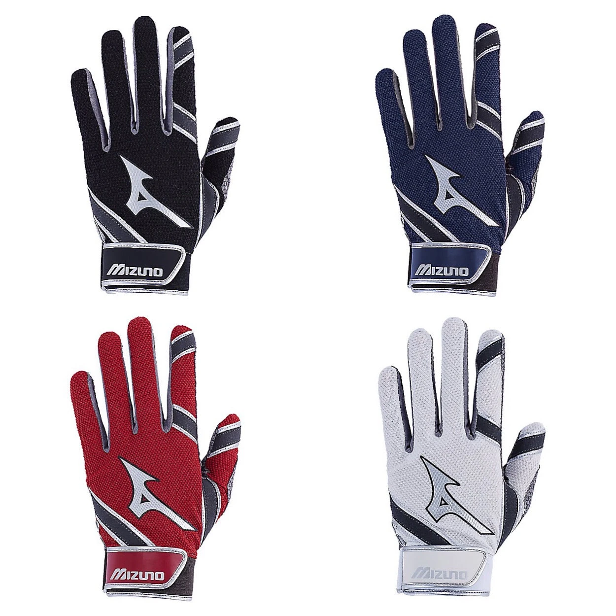 Mizuno MVP Youth Or Adult Batting Gloves 3 Mizuno MVP Youth Or Adult Batting Gloves