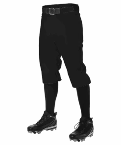Alleson Knicker Black Youth Adult Short Baseball Pants 605PKNY 605PKN