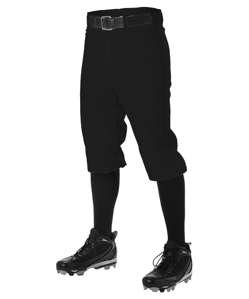 Alleson Knicker Black Youth Adult Short Baseball Pants 605PKNY 605PKN 3 Alleson Knicker Black Youth Adult Short Baseball Pants 605PKNY 605PKN