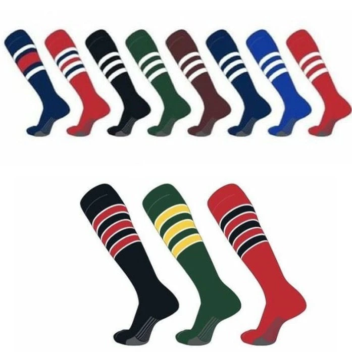 TCK Over The Calf Full Sock With Stripes 3 TCK Over The Calf Full Sock With Stripes