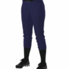 Alleson Fastpitch Navy Pants With Belt Loops 2 Alleson Fastpitch Navy Pants With Belt Loops -Baseball Equipment Store NA