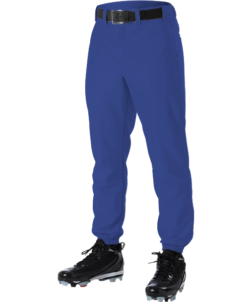 Alleson 605P 605PY Royal Baseball Pants With Elastic Bottom 3 Alleson 605P 605PY Royal Baseball Pants With Elastic Bottom