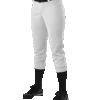 Alleson Fastpitch White Pants With Belt Loops 2 Alleson Fastpitch White Pants With Belt Loops -Baseball Equipment Store WH