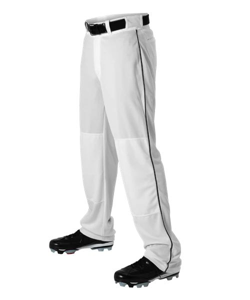 Alleson Baseball White Pants With Braid (Various Colors), Youth And Adult Sizes 2 Alleson Baseball White Pants With Braid (Various Colors), Youth And Adult Sizes