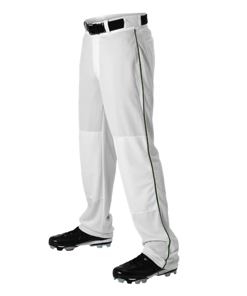 Alleson Baseball White Pants With Braid (Various Colors), Youth And Adult Sizes 3 Alleson Baseball White Pants With Braid (Various Colors), Youth And Adult Sizes - Image 2