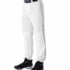 Alleson 605PLP 605PLPY White With Navy Braid Baseball Pants With Elastic Bottom -Baseball Equipment Store WHNA 8d12a43a 4c70 44b6 b104 b55944bc4d7f