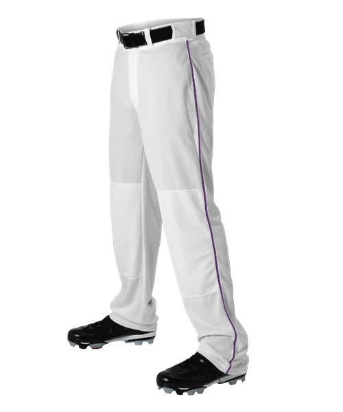 Alleson Baseball White Pants With Braid (Various Colors), Youth And Adult Sizes 6 Alleson Baseball White Pants With Braid (Various Colors), Youth And Adult Sizes - Image 5