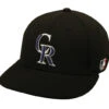 OC Sports MLB-595 Flex Fit Clolorado Rockies Home And Road Cap -Baseball Equipment Store hjg