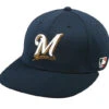 OC Sports MLB-595 Flex Fit Milwaukee Brewers Home And Road Cap 1 OC Sports MLB-595 Flex Fit Milwaukee Brewers Home And Road Cap -Baseball Equipment Store p100005484