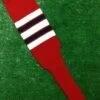 Baseball Stirrups 8" Red With Navy Blue White And Red Stripes 2 Baseball Stirrups 8" Red With Navy Blue White And Red Stripes -Baseball Equipment Store photo 1 157