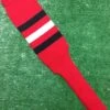 Baseball Stirrups 8" Red With Three Stripes Black White Black 1 Baseball Stirrups 8" Red With Three Stripes Black White Black -Baseball Equipment Store photo 1 162