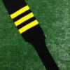 Baseball Stirrups 8" Black With Three Gold Stripes -Baseball Equipment Store photo 1 164