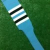 Baseball Stirrups 8" Columbia Blue With White And Black Stripes -Baseball Equipment Store photo 1 246