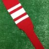 Baseball Stirrups 4", 6" Or 8" Red With Thin Thick Thin White Stripes 1 Baseball Stirrups 4", 6" Or 8" Red With Thin Thick Thin White Stripes -Baseball Equipment Store photo 3 139