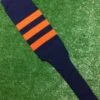 Baseball Stirrups 8" Navy With Three Orange Stripes 1 Baseball Stirrups 8" Navy With Three Orange Stripes -Baseball Equipment Store photo 3 142