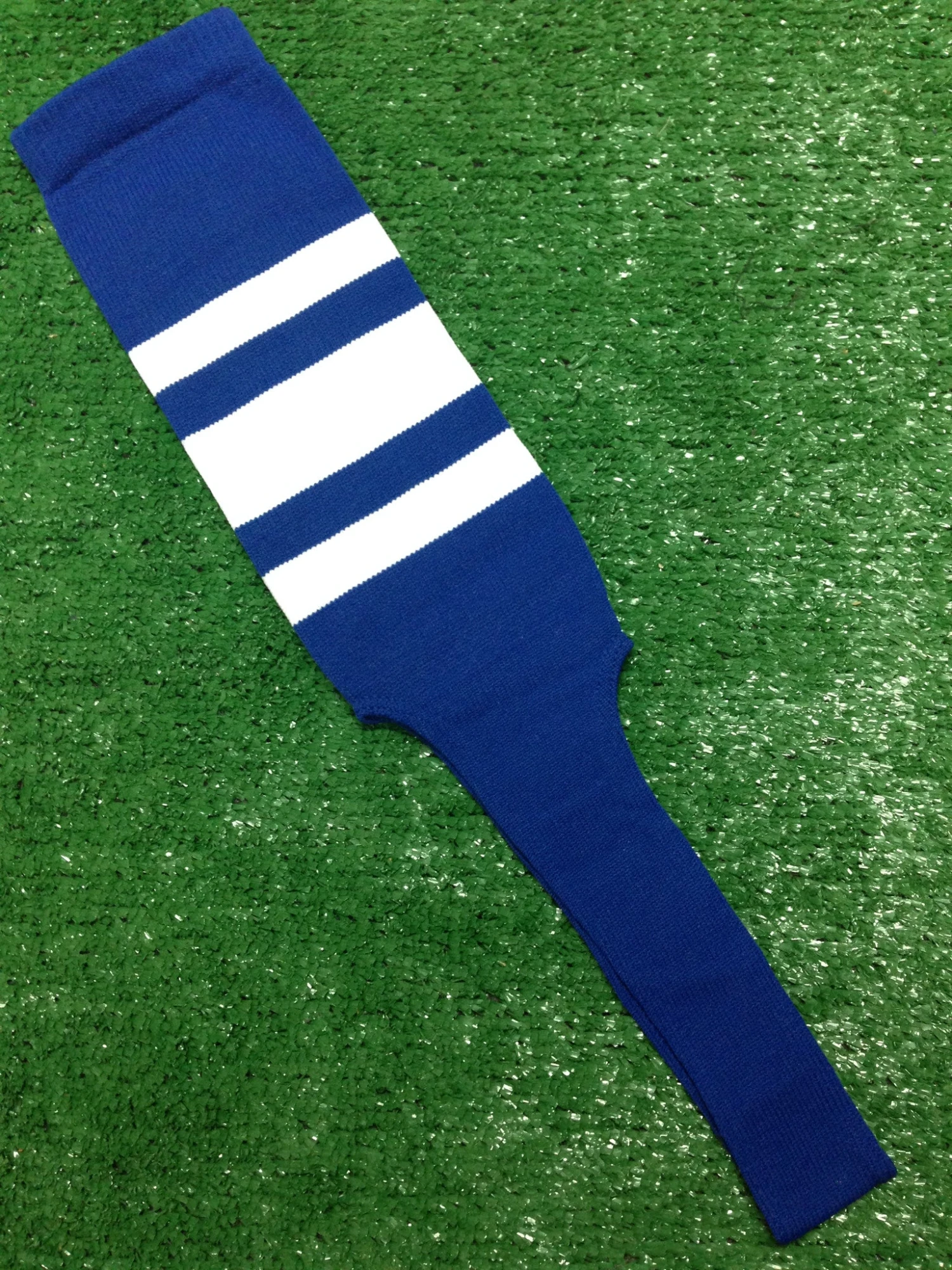 Baseball Stirrups 4" Or 8" Royal Blue With Thin Thick Thin White Stripes 3 Baseball Stirrups 4" Or 8" Royal Blue With Thin Thick Thin White Stripes