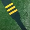 Baseball Stirrups 8" Dark Green With Three Gold Stripes -Baseball Equipment Store photo 4 116