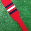 Baseball Stirrups 8" Red With Three Stripes Navy White Navy -Baseball Equipment Store photo 57