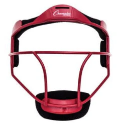 Champion Sports Red Softball Fielder's Face Mask